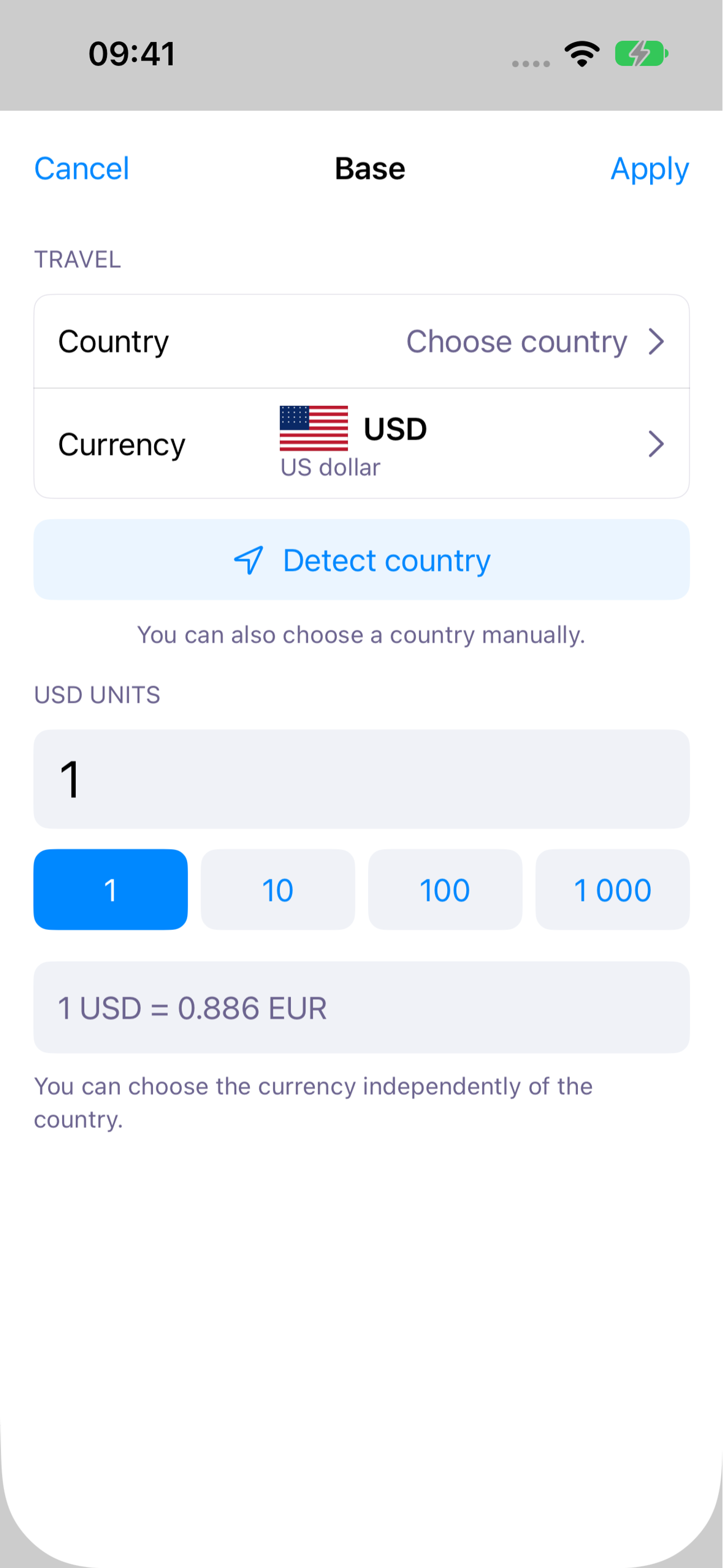 ExNook · iPhone · Before travelling: choose manually