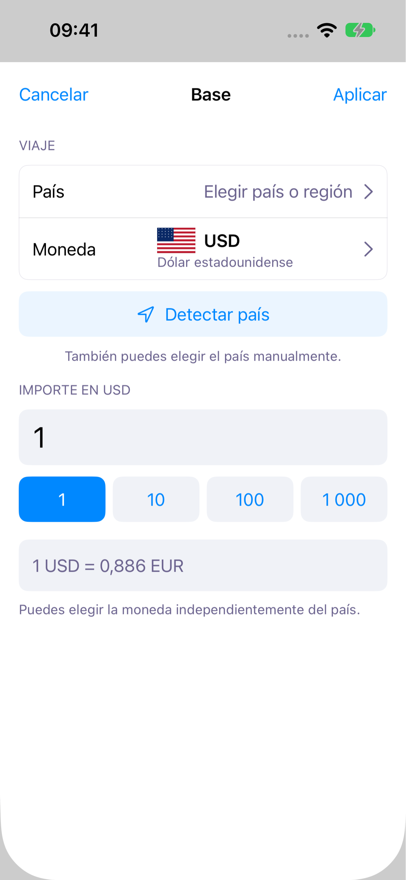 ExNook · iPhone · Antes del viaje: elegir manualmente